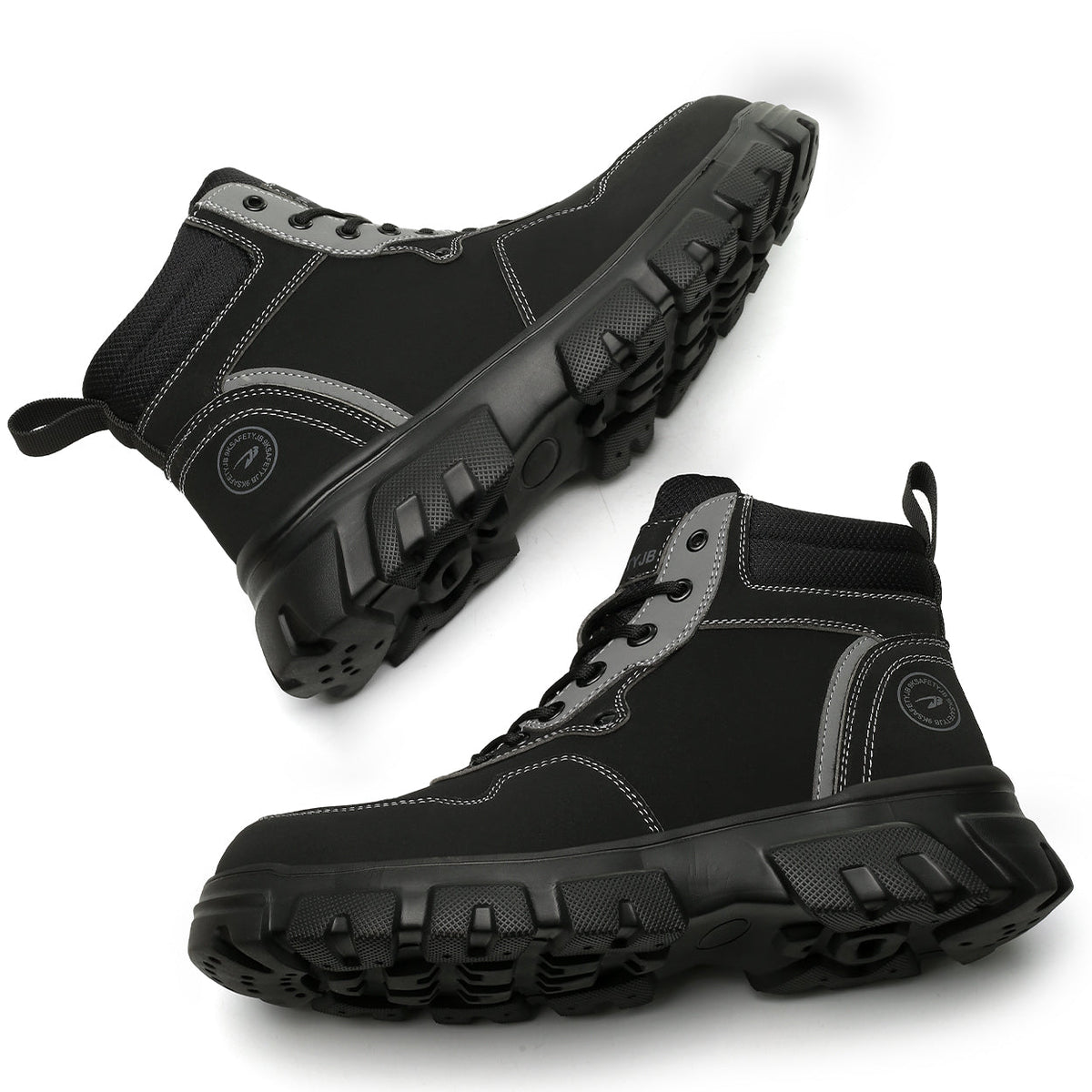 Classic Work Boots & Moccasin Stitching Steel Toe Boots