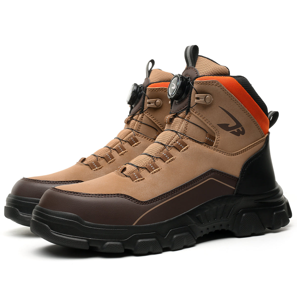 Safety Steel Toe Work Boots with Dials Closure System