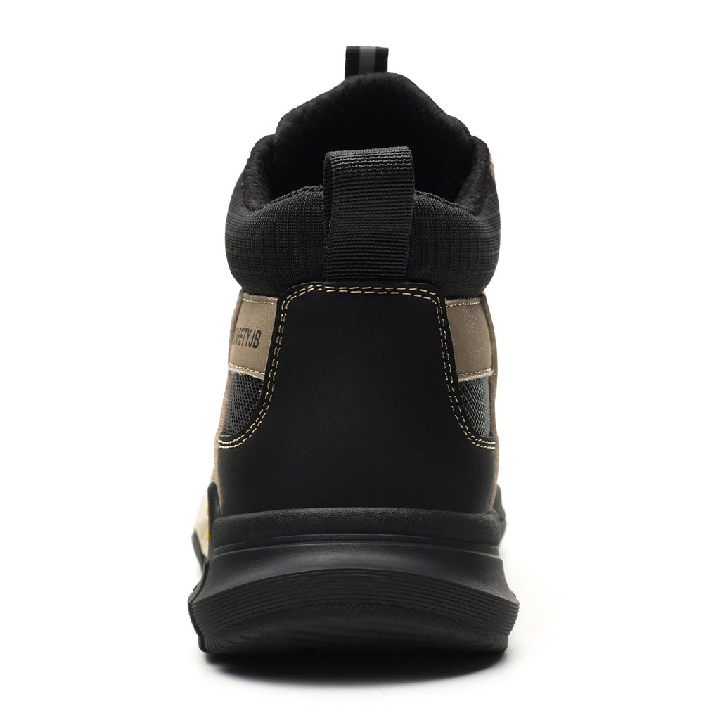 Contrast Color Mid Rise Steel Toe Safety Shoes