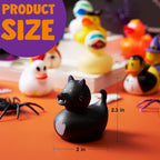 Joyfy 18 PCS Halloween Rubber Ducks for Halloween Goodie Bag Fillers, Trick or Treating Ducky Duck Bulk Toys Party Favors Supplies, Halloween Decorations for Kids Bath Toys