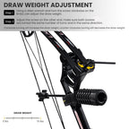 Archery Ready to Hunt Compound Bow Package for Adults and Teens,25"-31" Draw Length，0-70 Lbs Draw Weight ,up to IBO 320 fps，Lightweight Design Bow