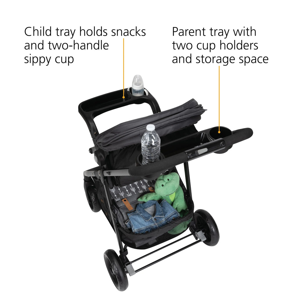 Safety 1st Grow And Go Sprint Modular Travel System Stroller With Rear-Facing Infant Car Seat - Bluestone