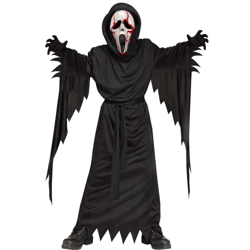 Officially Licensed Bleeding Ghost Face Halloween Costume for Children, by Fun World