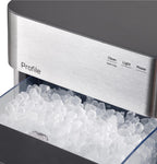 GE Profile Opal 2.0 Ultra Nugget Ice Maker With Scale Inhibiting Filter, Scoop, 38 lbs In 24 Hours, WiFi - Stainless Steel