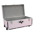 Seward Trunk Rover 30" Trunk with Wheels & Lock-Color:Blush