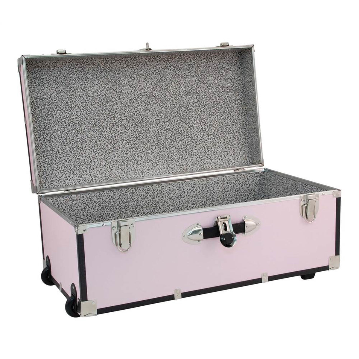 Seward Trunk Rover 30" Trunk with Wheels & Lock-Color:Blush