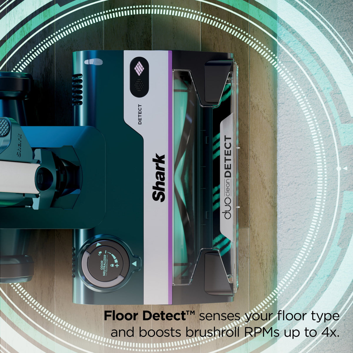 Shark PowerDetect Corded Stick Vacuum, Carpet and Hardfloors, Pet Friendly, Direction Detect, Floor Detect, DuoClean Brushroll, Removable Handheld