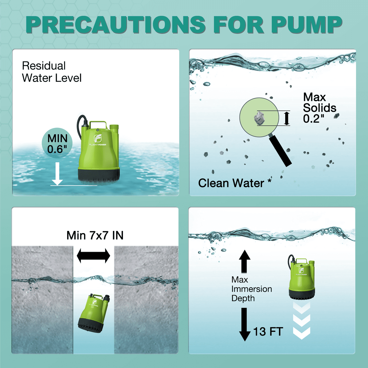 FLUENTPOWER Tankless Water Heater Descaling Kit, 1/4 HP Pump, 4 Gallon Bucket