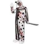 Joyfy Scary Clown Costume for Kids, Clown Halloween Outfit Set Fancy Dress Cosplay