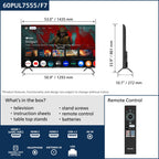 Philips 60 Class 4K Ultra HD Google Smart LED TV - 60PUL7555/F7