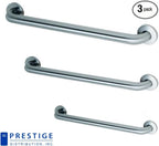 Prestige Commercial Grab Bar Bundle 3-Pack 1.5in Dia 18/36/42in ADA