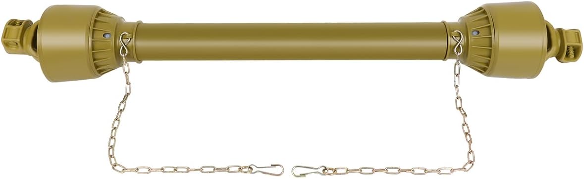 SCITOO Yellow 39"-62.5" PTO Shaft, 1-3/8" PTO Drive Shaft