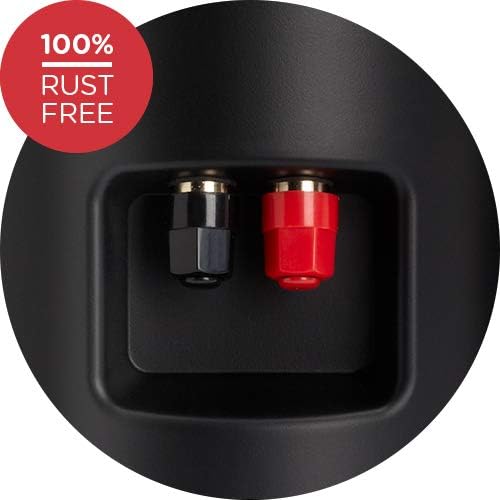 Polk Audio Atrium 4 Outdoor Speakers, Powerful Bass (Pair, Black)