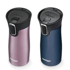 Contigo West Loop Stainless Steel Travel Mug With AUTOSEAL Lid, 16 oz - Vervain & Midnight Berry