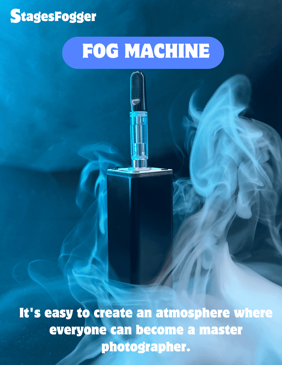 Portable Mini Smoke Machine Handheld fog Machine for Photography Cosplay Smoke Making Machine Outdoor Events, Parties