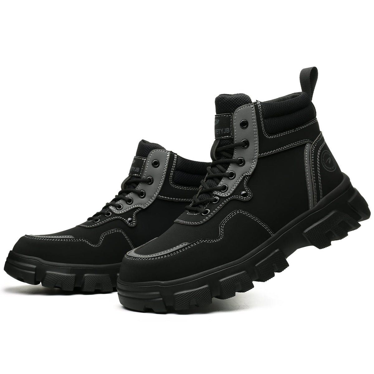 Classic Work Boots & Moccasin Stitching Steel Toe Boots