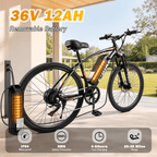 Setohet 26" Electric Bike for Adults, Powerful 750W E-Bike with 36V Removable Battery, 7-Speed Mountain Bike,20 MPH,UL2849 & GCC