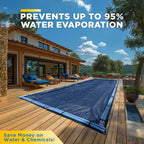 18-Ft x 36-Ft Pool Cover for Inground Pools - Rectangle Winter Inground Pool Cover, Extra Thick Material & Durable Design, Cold and UV-Resistance