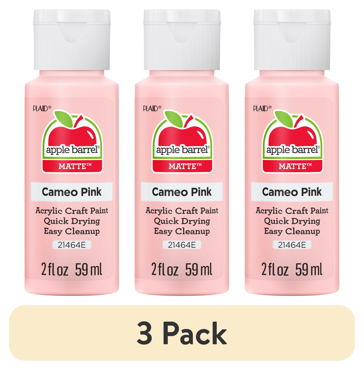 Apple Barrel Acrylic Craft Paint, Matte Finish, 2 fl oz