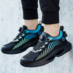 Unisex Steel Toe Shoes Closure System Laceless