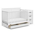 Graco Hadley 5-in-1 Convertible Crib With Changing Table And Storage Drawer - 04586-701