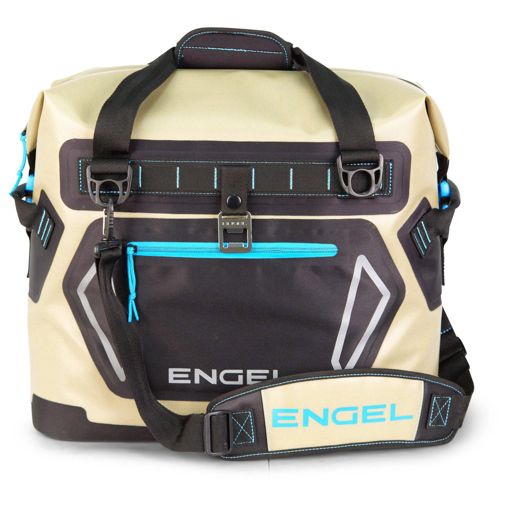 ENGEL Soft Sided Cooler HD20 - 22 Qt, 24 Cans, Dark Gray/Seafoam