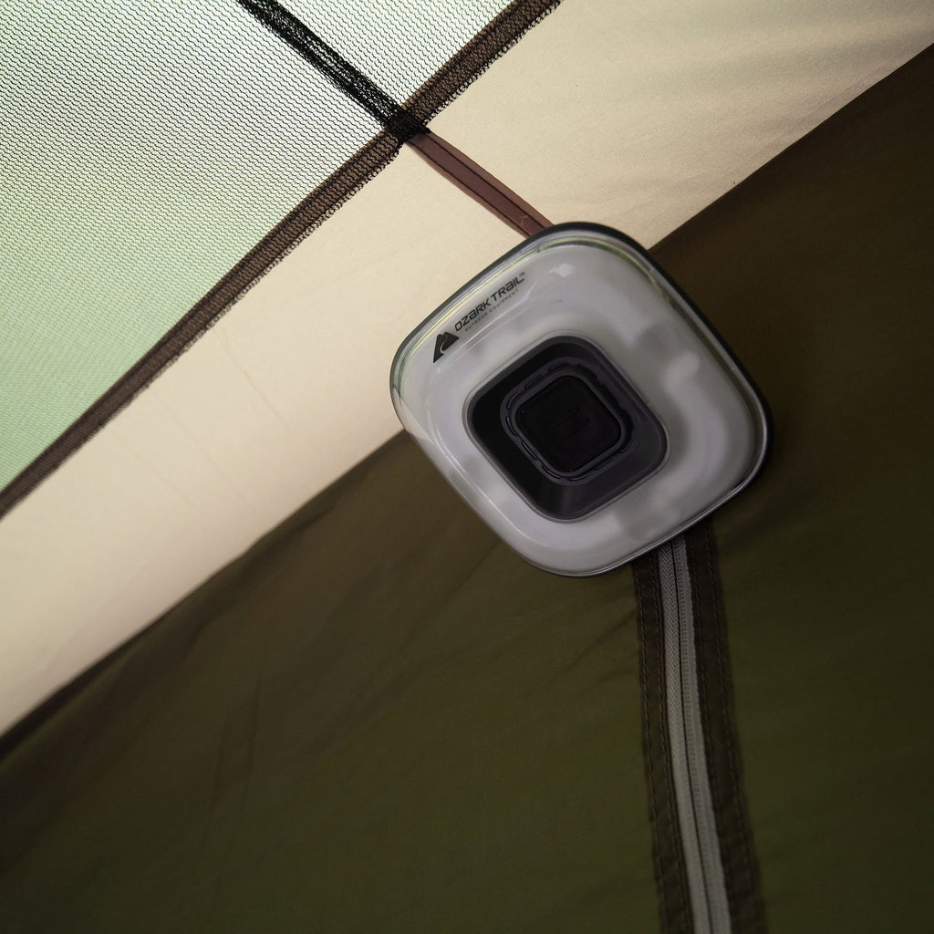 Ozark Trail 18-Person Cabin Tent, with 3 Covered Entrances