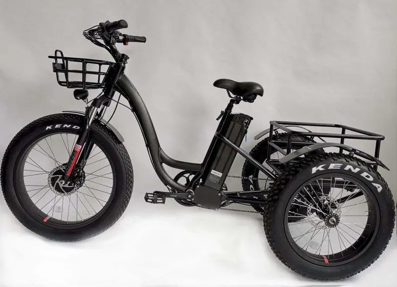 BaFang All-Terrain Fat Tire Electric Tricycle, 750W, 23 Mph, 55-Mile Range