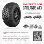 Mastertrack Badlands ATX 235/65R17 108H All Terrain SUV/CUV Tire 235/65/17 (Tire Only)