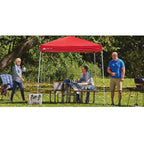 Ozark Trail 4' x 6' Red Straight Leg Instant Pop-up Outdoor Canopy