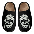 Halloween Slippers For Women Couple Halloween Cartoon Quirky Large Size Warm Padded Cotton Slippers Holiday Couple Shoes