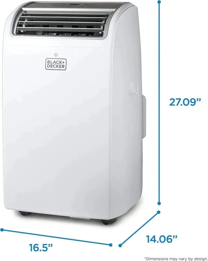 BLACK+DECKER 14,000 BTU Portable Air Conditioner For Rooms Up To 700 Sq. Ft. - White