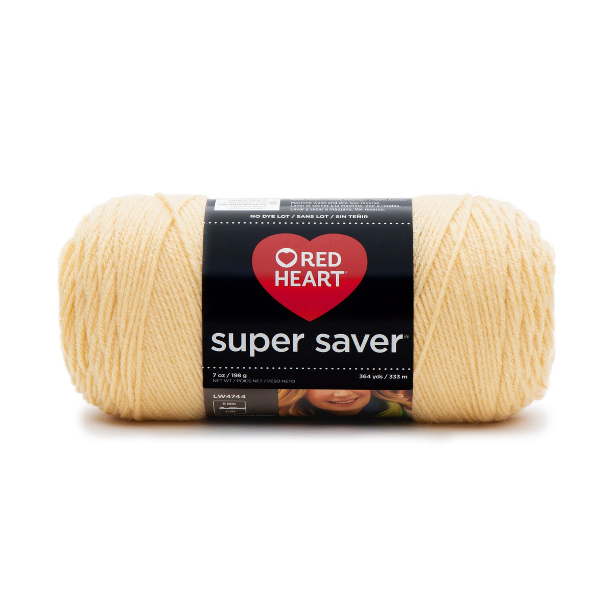 Red Heart Super Saver 4 Medium Acrylic Yarn Black 7oz 198g 364 Yards