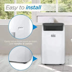 BLACK+DECKER 14,000 BTU Portable Air Conditioner For Rooms Up To 700 Sq. Ft. - White
