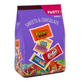 Jolly Rancher, Kit Kat and Reese's Assorted Flavored Snack Size, Halloween Candy Party Pack, 34.19 oz