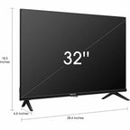 Hisense 32 inch Full HD Smart Google TV (32H40G) - FHD Resolution, DTS Virtual:X, AI Sports Mode, Natural Color Enhancer, Google Assistant, Full HD
