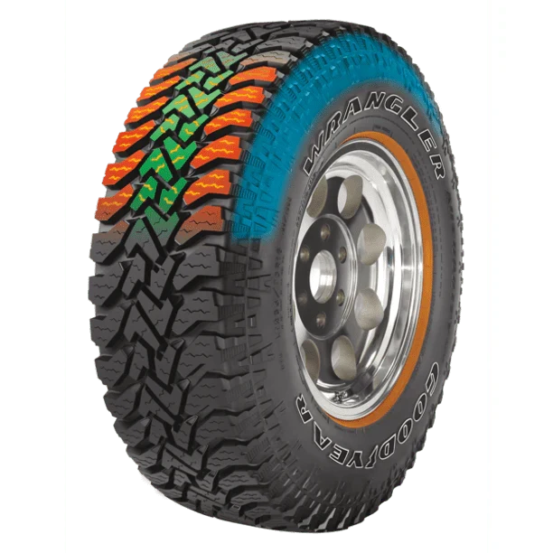 Goodyear Wrangler Authority A/T All-Season Tire 31X10.50R15LT 109Q