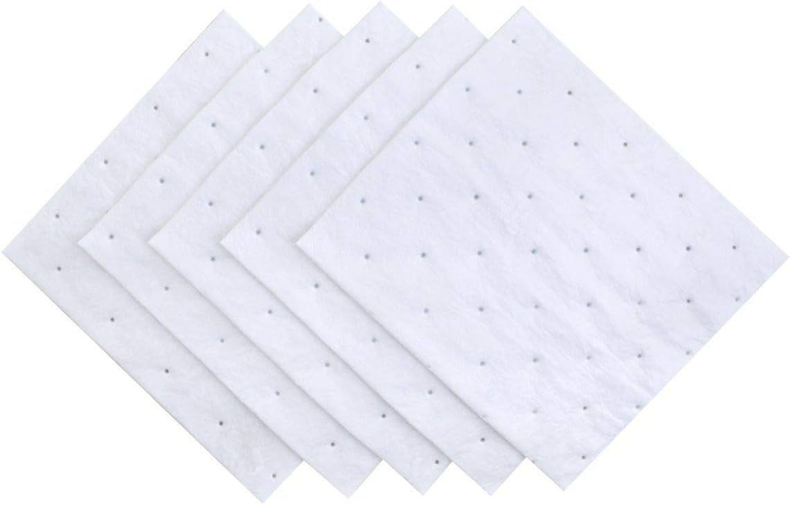 3M Petroleum Sorbent Pad HP-156, High Capacity, White (Case of 100)