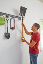 Rubbermaid Fasttrack Garage Organization System All-in-One Rail & Hook Kit, 5-Piece (1784417)
