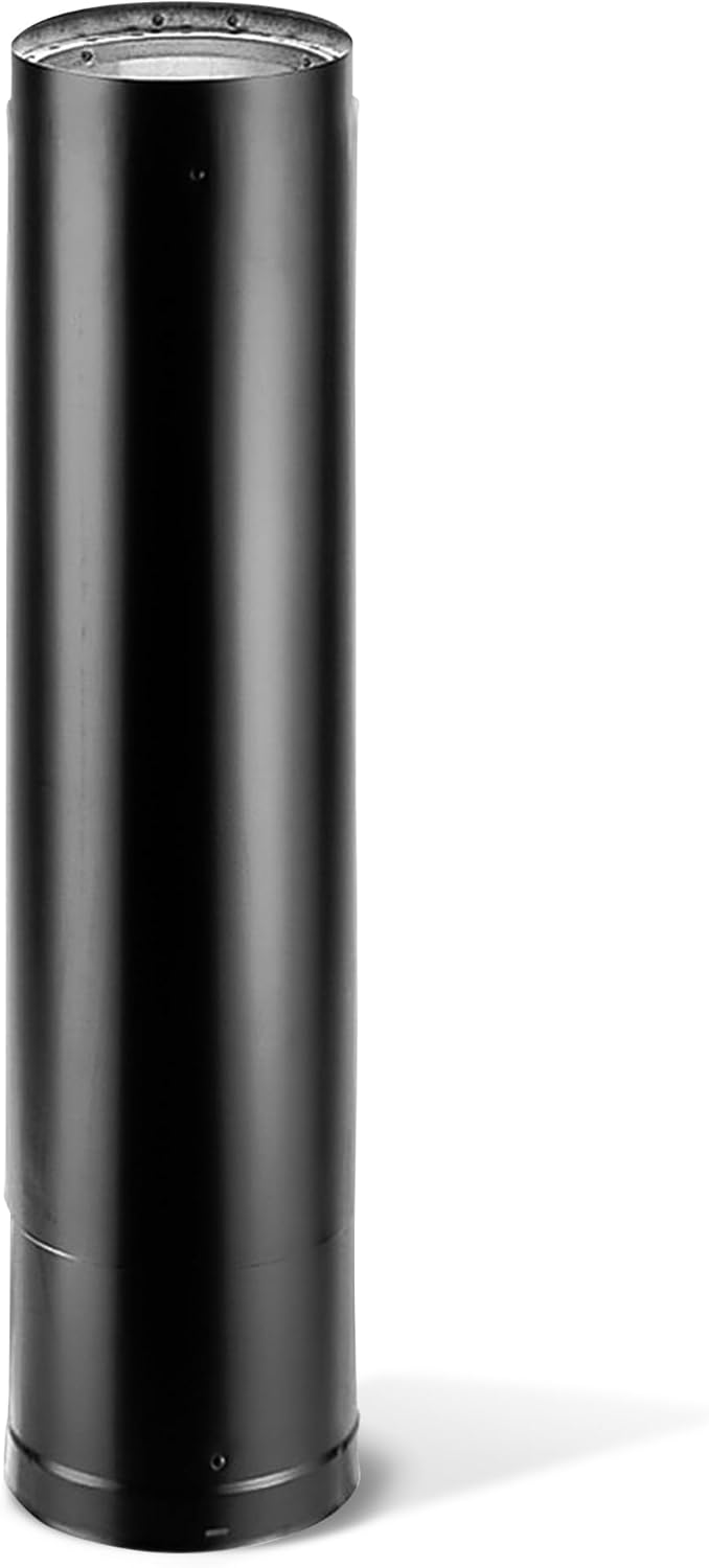 Duravent Double-Wall Stovepipe DVL - 6" Diameter 68 Telescoping Length