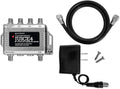 Antennas Direct ClearStream JUICE4 Distribution Amplifier, Silver