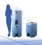 55 Gallon Stackable Emergency Water Storage Tank – Food Grade BPA-Free Water Container for Long-Term Home Preparedness