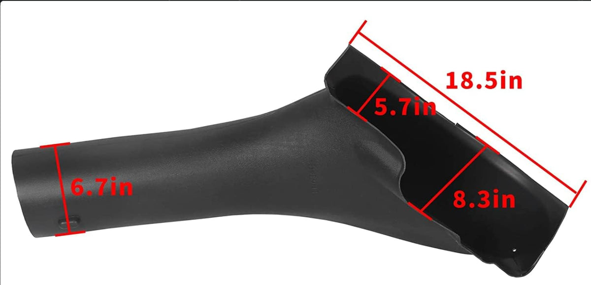 HECASA 46" Lower Bagger Chute Compatible with Craftsman Lawn Mowers