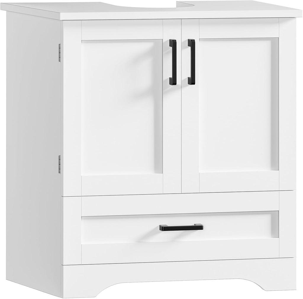 24"Pedestal Sink Storage Cabinet with 2 Doors & 1 Drawer