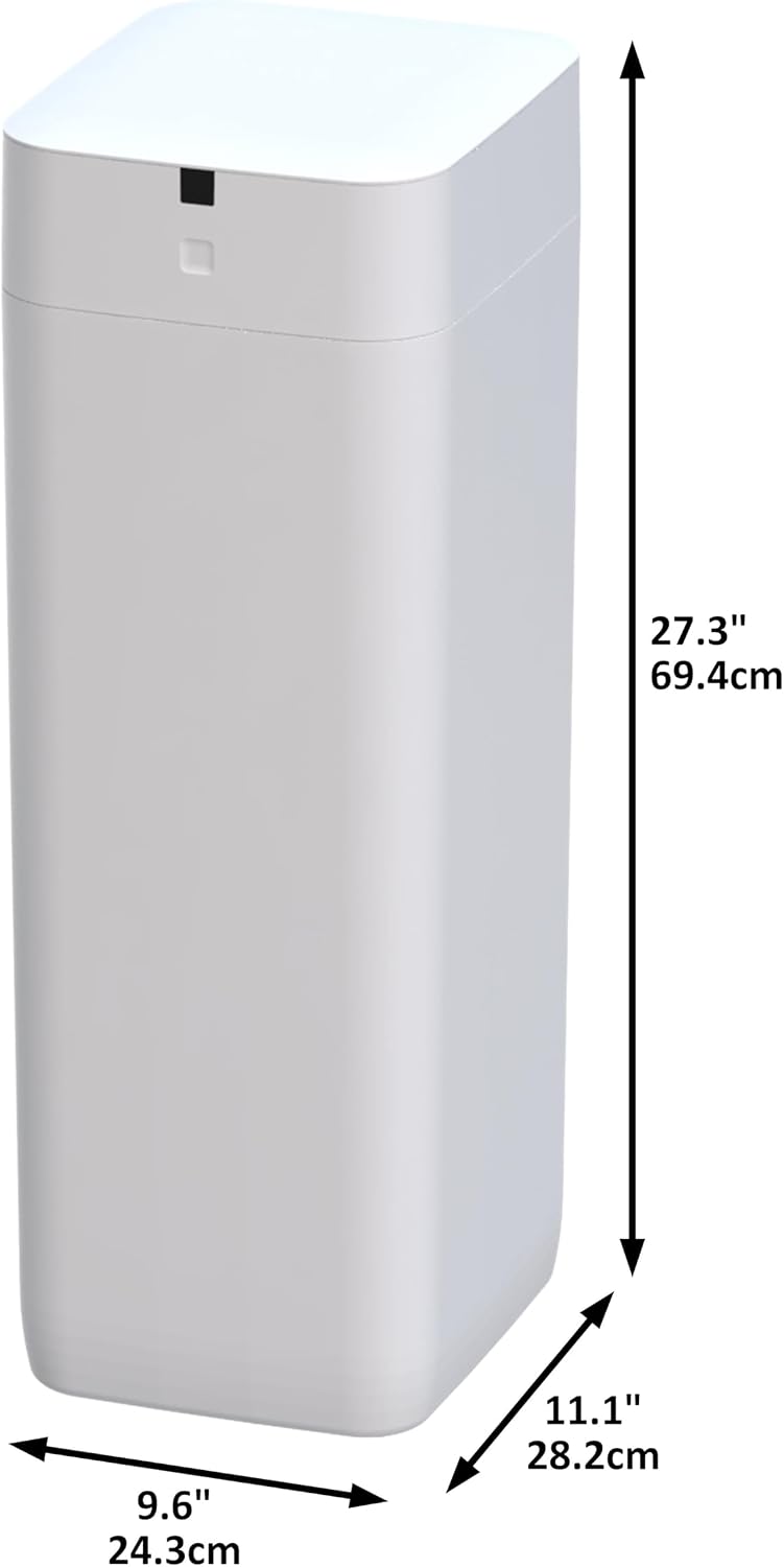 Airdeer L2 Automatic Trash Can, 8 Gallon Self Sealing and Self-Changing Smart Trash Can, Motion Sensor, Touchless Garbage can with lid for Kitchen