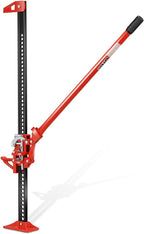 DNA Motoring 48'' Universal Farm Jack 3 ton 6600lbs Capacity Utility High Lift Farm Jack Ratcheting Off Road Jack for Car Truck Tractor SUV ATV UTV
