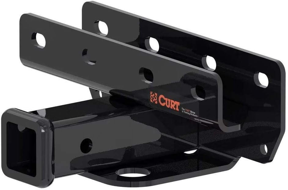 CURT 13392 Class 3 Trailer Hitch, 2" Receiver, Fits 2007-2018 Jeep Wrangler JK, 2018-2026 Wrangler JL, 5,000 lb GTW, 500 lb TW, 5,000 lb WD, Custom