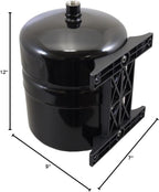 2 Gallon Accumulator Expansion Tank With Wall Mount Bracket 1/2" Female NPT