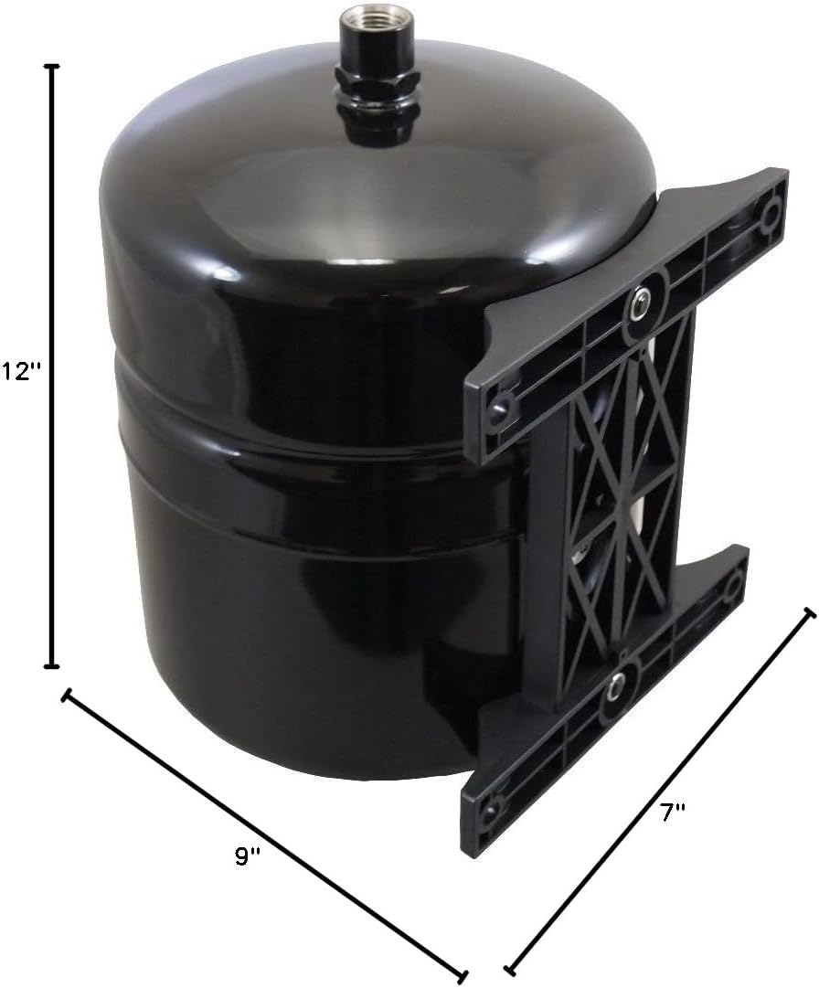 2 Gallon Accumulator Expansion Tank With Wall Mount Bracket 1/2" Female NPT