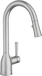 Moen Adler Pulldown Kitchen Faucet, Spot Resist Stainless, 87233SRS